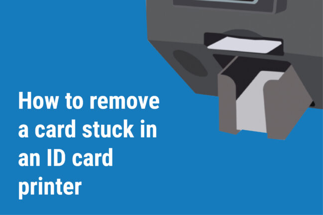 Remove Card Stuck in Card Printer