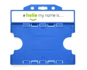 #hellomynameis ID card holder