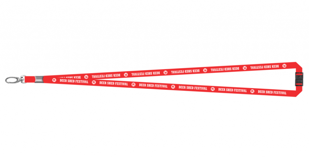Red Festival lanyards
