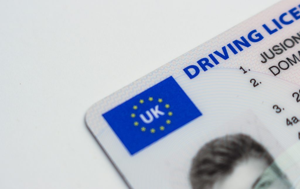 driving licence with microtext to increase visual security