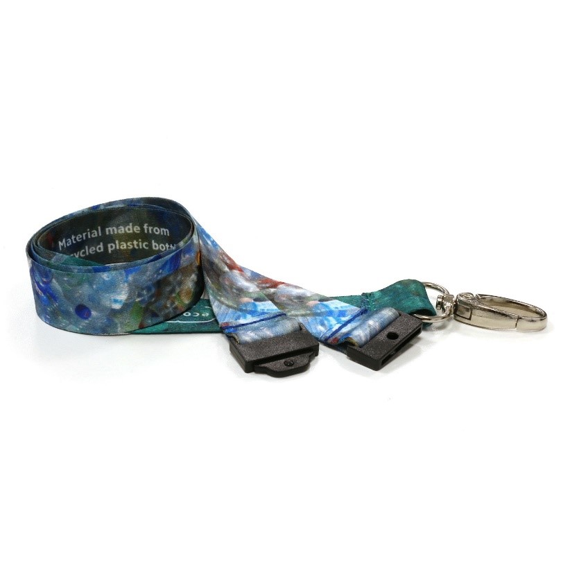 Digital ID rPET personalised lanyard