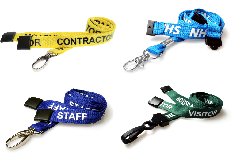 Pre-printed lanyards