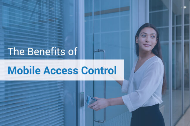 benefits of mobile access control