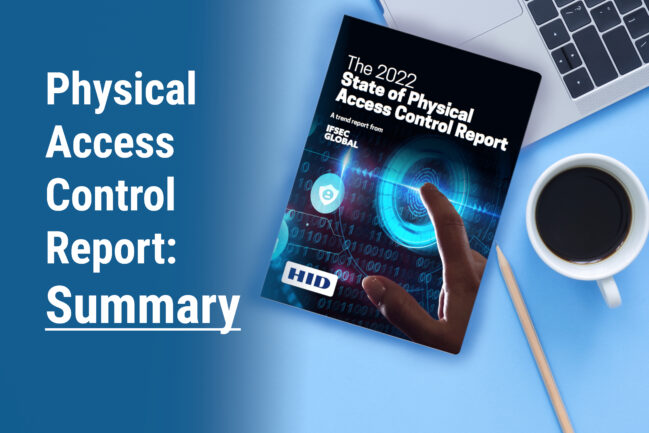State of physical access control report summary