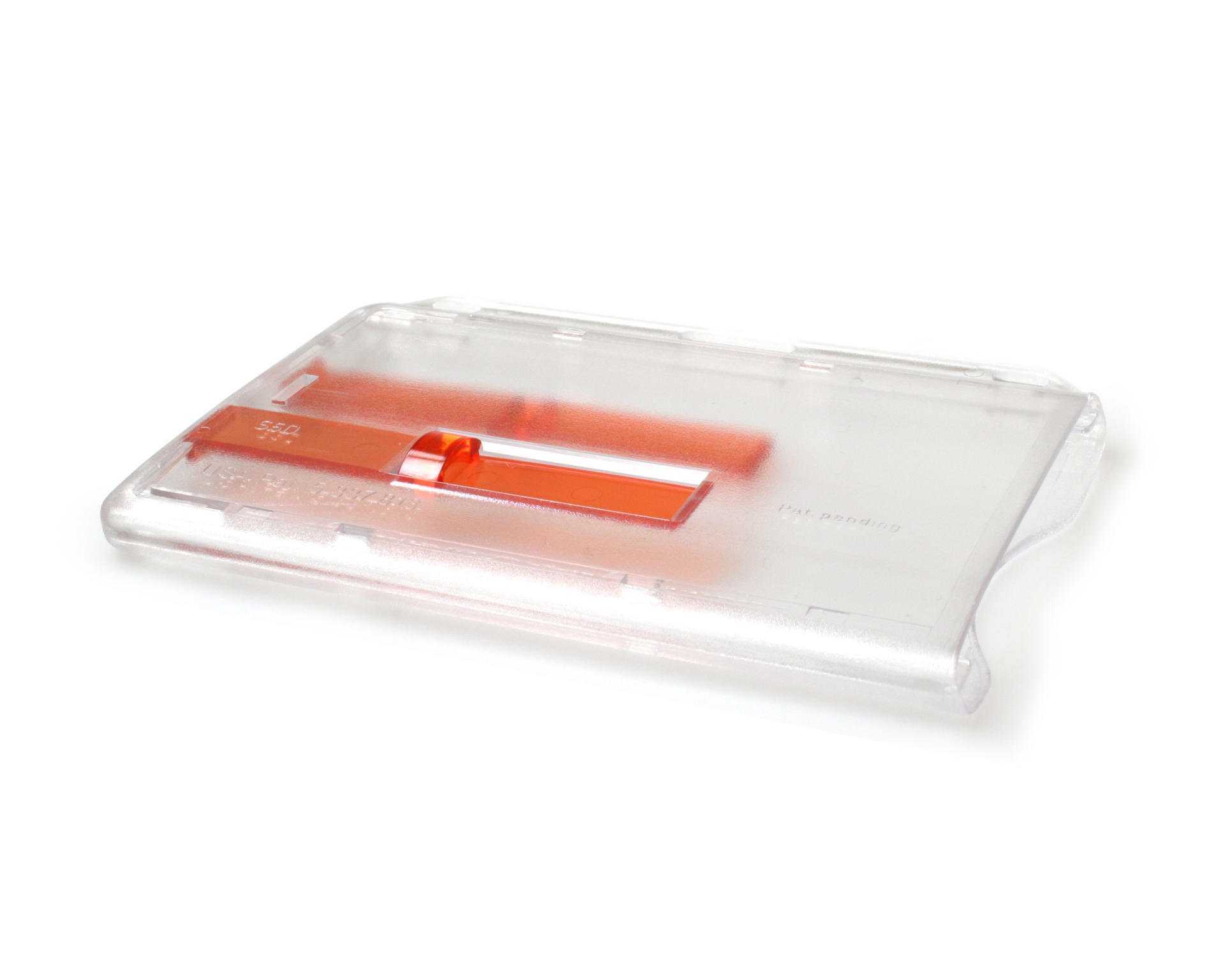 Enclosed Holders with Double Slider Bar, Red Slider, Premium - Landscape / Horizontal (Pack of 100)