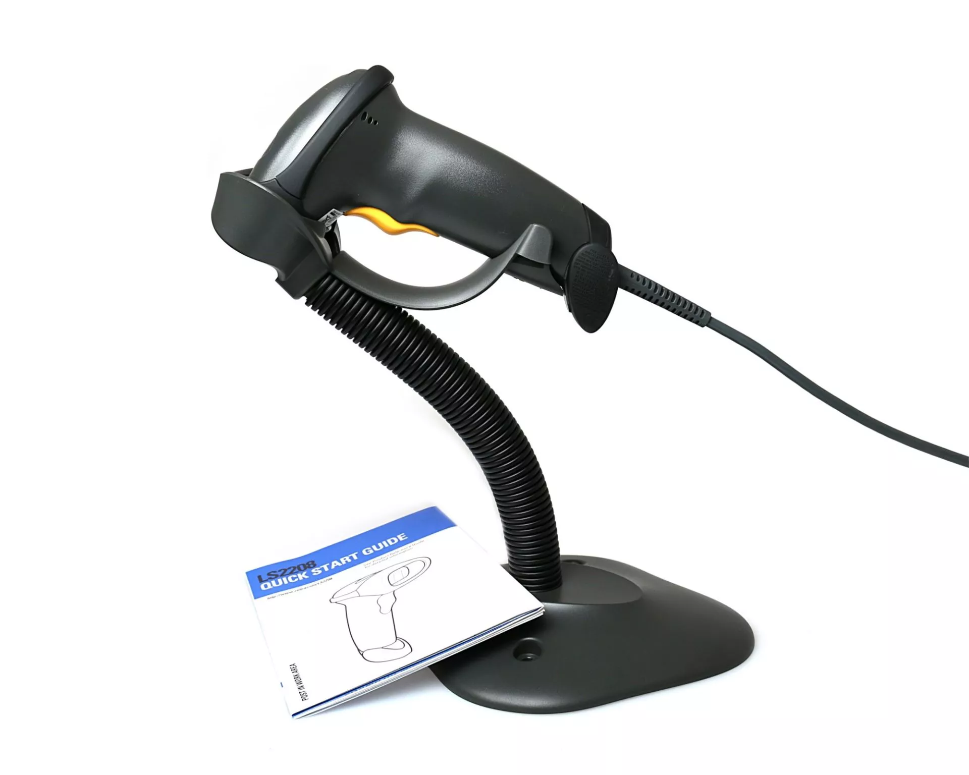 thumbnail image 2 of Motorola Zebra Symbol LS2208 USB Barcode Scanner Kit - With Stand - LS2208-SR20007R-NA 2 of 3
