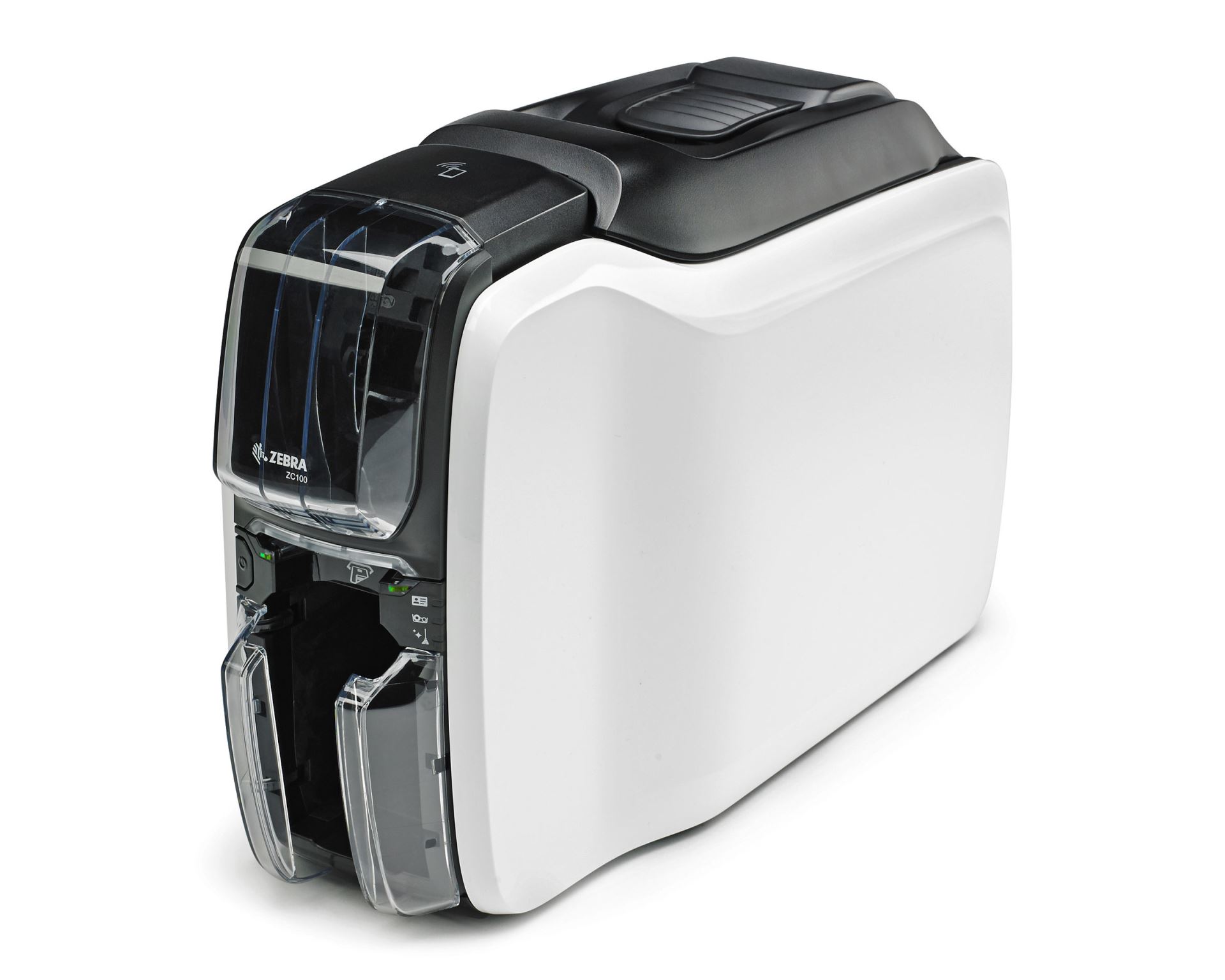 Zebra Zc100 Id Card Printer Single Sided Low Prices At Digital Id