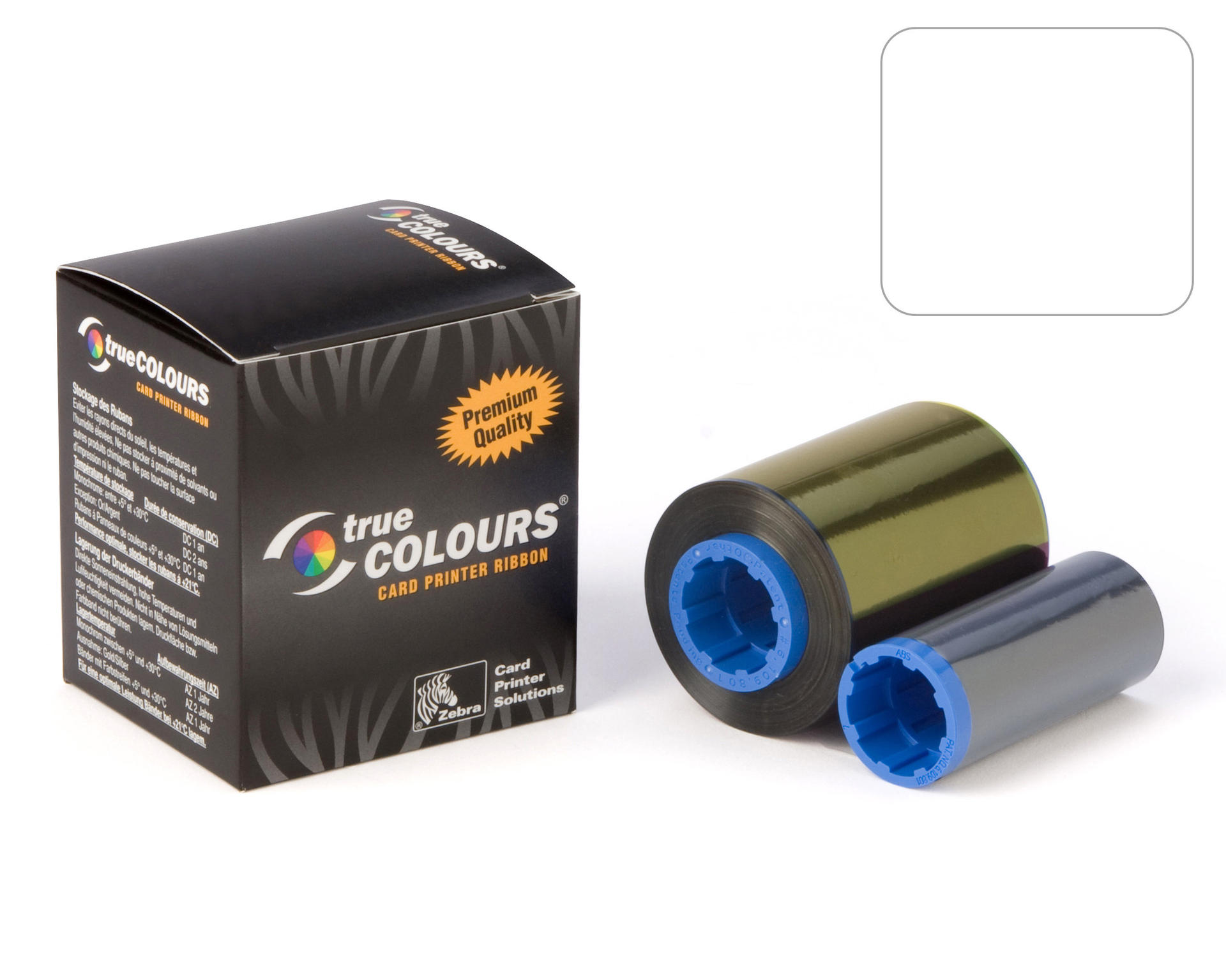 Zebra 800015109 White Monochrome Ribbon Next Day Delivery