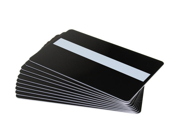 Pack of 100 Black Matt 760 Micron Cards with Sig Panel