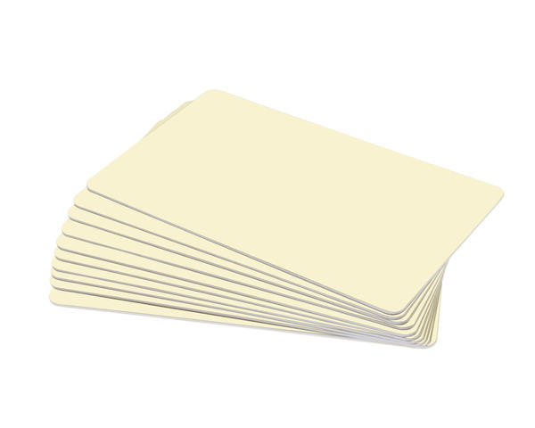Pack of 100 Cream Premium 760 Micron Cards