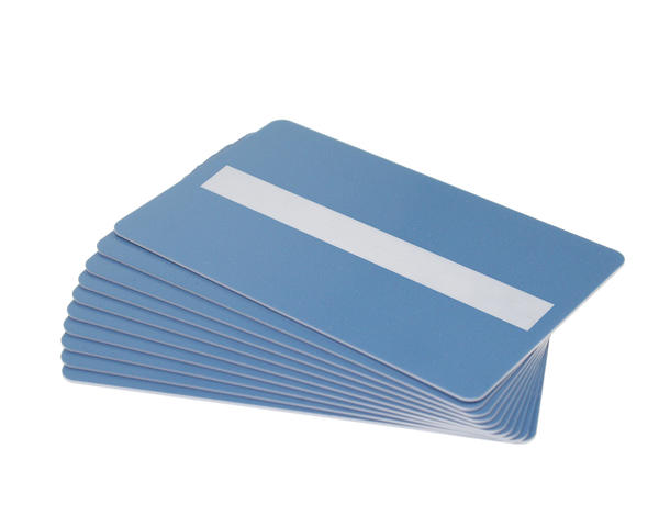 Pack of 100 Light Blue 760 Micron Cards with Sig Panel