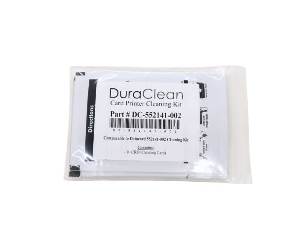 DuraClean Cleaning Kit, Cleaning Cards Datacard - Pack of 10
