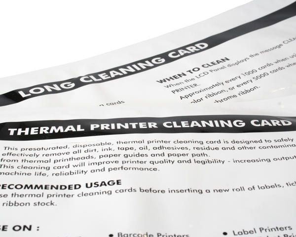 Zebra P1Xxi Cleaning Card Kit 4 Print Engine & Feeder Cards