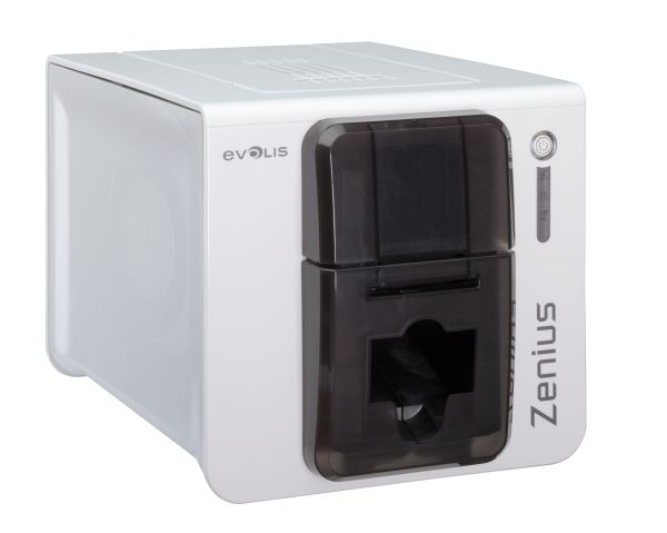 Evolis Zenius Classic Grey Brown ID Card Printer