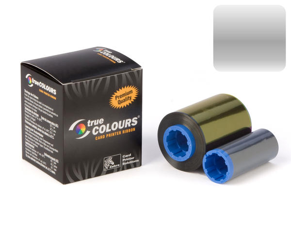 Zebra Silver Printer Ribbon 800015-107 - 1000 prints