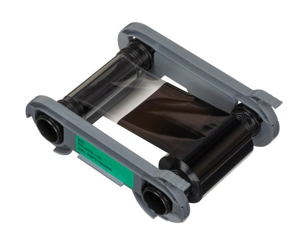 Evolis R2F210NAAA KO Black Ribbon with Overlay (600 Prints)