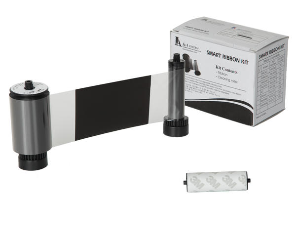 Smart Resin Black/Overlay Ribbon w Roller - 600 print 650655
