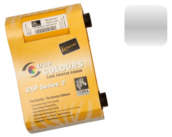 Zebra ZXP Series 3 Silver Ribbon 800033-807 - 1000 prints
