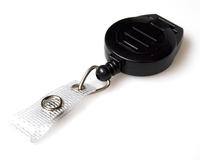 Black Card Reel With Strap Clip For Attaching - Pack of 50