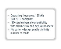 Comelit-PAC 21030/21018 KeyPAC Proximity Cards (Pack of 10)
