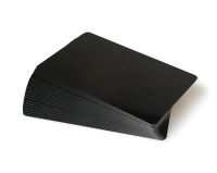Black Plastic Cards - 760 Micron (Pack of 100)