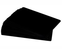 Black Matte Plastic Cards - 760 Micron (Pack of 100)