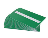 Green Plastic Cards With Signature Strip (Pack of 100)
