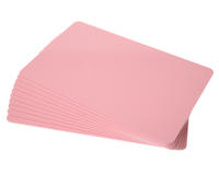 Pack of 100 Pink Premium 760 Micron Cards