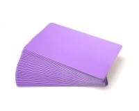 Purple Plastic Cards - 760 Micron (Pack of 100)