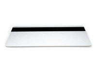 Silver Plastic Cards with Hi-Co Magnetic Stripe (Pack of 100)