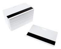 Dyestar Blank White Plastic Cards With Mag & Punch Slot (Pack of 100)