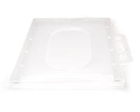 Enclosed PP Enclosed Translucent Card Holders Landscape with Wide 58mm Thumbslot - Pack of 100 ** limited stock available **