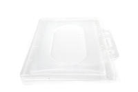 Enclosed PP Enclosed Translucent Card Holders Landscape with Wide 58mm Thumbslot - Pack of 100 ** limited stock available **