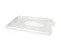 Enclosed Rigid Card Holders Frosted Landscape (Pack of 100)