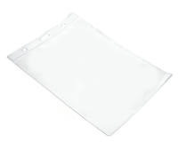 Clear A6 Vinyl ID Card Holders - Portrait (Pack of 100)