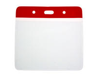 Vinyl Red Top Card Holders - 102x83mm (Pack of 100)