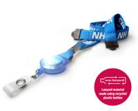 Recycled NHS Staff Lanyards with Double Breakaway & Integrated Card Reel (Pack of 100)