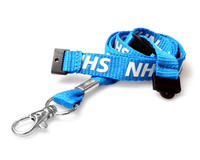 Recycled NHS Staff Lanyards with Double Breakaway (Pack of 100)