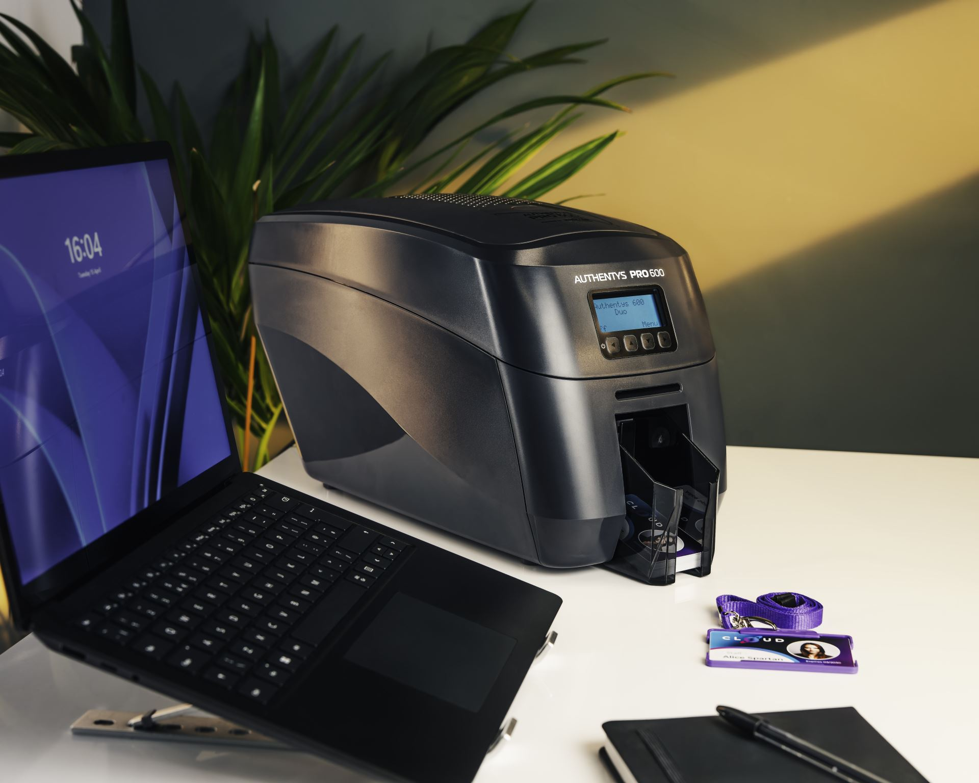 Authentys Pro 600 ID Card Printer (Dual-Sided)