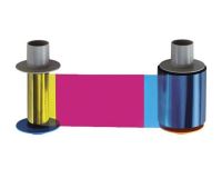 Fargo 84812 YMCKK Full Colour Ribbon with Two Resin Black Resin Panels (500 Prints)