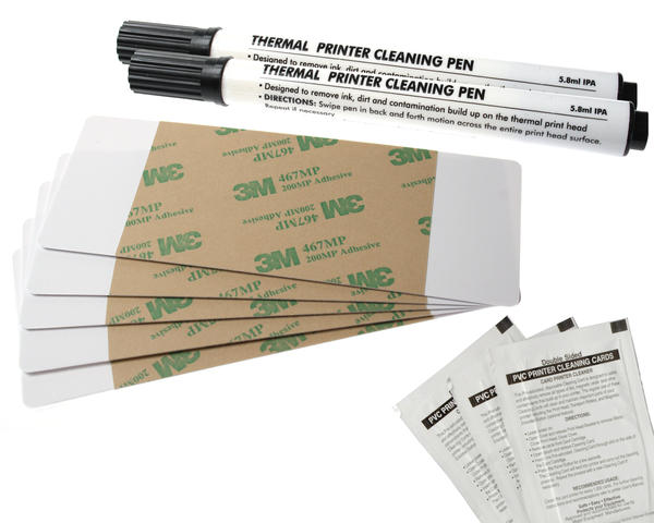 Fargo DTC550 Cleaning kit 2 Pens, 10 Cards, 10 Pads