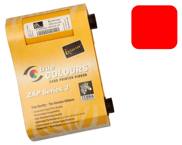Zebra ZXP Series 3 Red Ribbon 800033-802 - 1000 prints