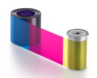 Entrust 525100-021 YMCKT PETG Friendly Full Colour Ribbon (250 Prints)
